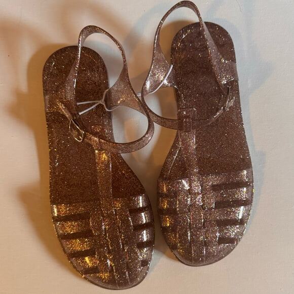 Old Navy Girl's Fisherman Jelly Glitter Secure Ankle Strap Sandals Sz 5 NWT - Picture 8 of 8